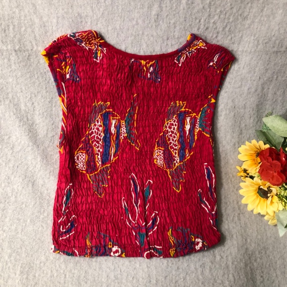 NWOT - Tropical Print Sarong & Elasticized Top - Picture 10 of 16